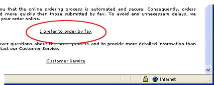 Pay by fax